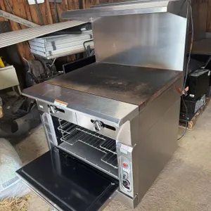 Vulcan Stainless Steel Flat Top Gas Stove