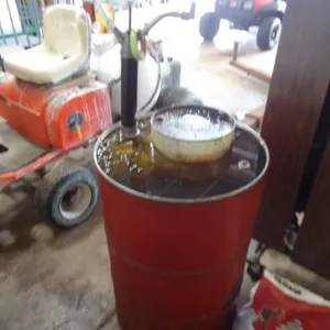 Oil Pump and Drum with Some Oil