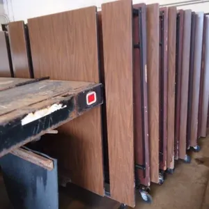 (19) Assorted Folding Tables on Wheels