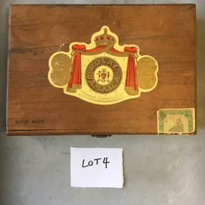 Vintage Jamaican Wooden Cigar Box
