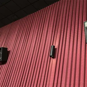 Peavey professional movie theater audio speaker. Features a two-way configuration with a high-frequency horn and a single low-frequency woofer. Housed