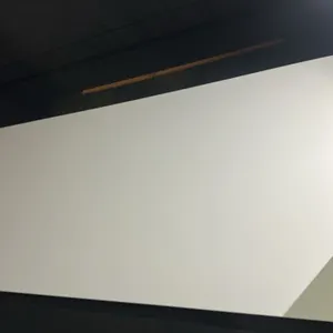 Movie theater projection screen. Features a curved design. Includes screen frame. 24'W x 11'H. Note: Buyer is responsible for safe disassembly and rem