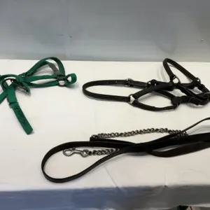Leather Halter, Lead Shank +