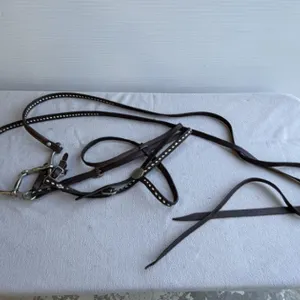 Western Leather Bridle With Bit