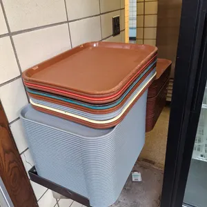 Assorted Poly Cafeteria Trays