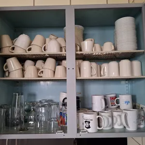Assorted Coffee Mugs and Glasses