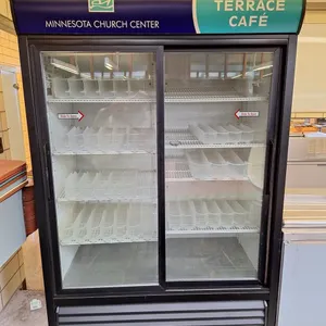 True Display Cooler with Sliding Glass Doors, Model: GBM-45, 51"x29"x83"