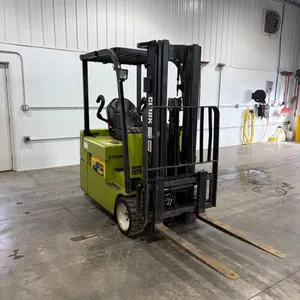 Clark TMX25 4,500 lb Electric Forklift, 36V Battery, Sideshift, Exide Charger, ______ Hours