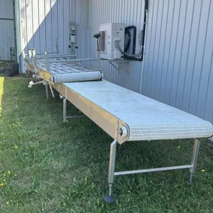 30FT OF 31.5IN CONVEYOR WITH ELECRIC MOTORS