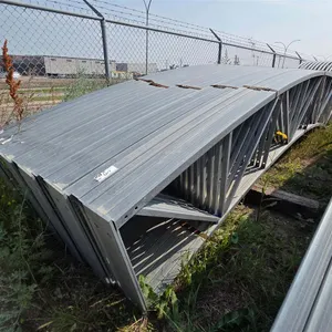 (5) Galvanized Steel 72' 2" Tube Arch Truss Sections
 UNRESERVED