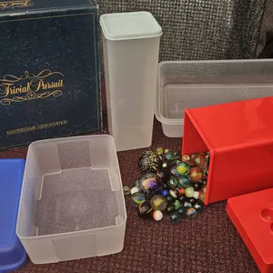 Trivial Pursuit Master Game Genus Edition with Marbles and Storage Containers