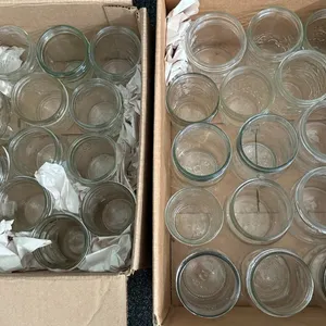 Clear Glass Mason and Canning Jars, 20 Pieces
