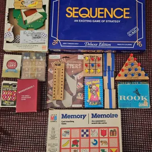 Board, Card, and Educational Games Lot