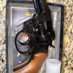 Bruni Guns Blank Firing Revolver with Wood Grip