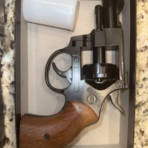 Bruni Blank Firing Starter Pistol with Wood Grip