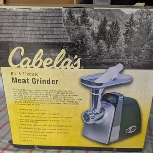 Cabela's Electric meat grinder, in original box