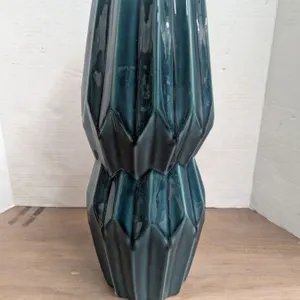 Tall pottery Vase, 16" tall