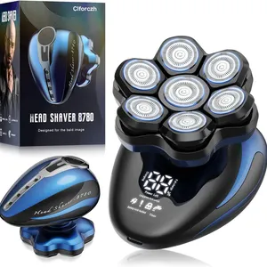 CLFORCZH ELECTRIC SHAVERS FOR MEN: GROOMING KIT,TRAVEL LOCK,DEEP BLUE -N