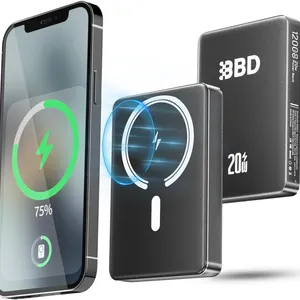 BBD MAGNETIC POWER BANK 12000MAH MAGSAFE BATTERY PACK W/ 20W FAST CHARGING SLIM -N