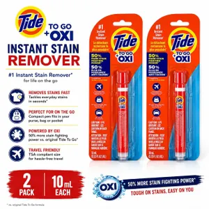 2 TIDE TO GO + OXI STAIN REMOVER 10ML