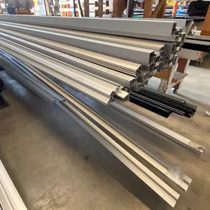 CONTENTS OF RACK- ASSORTED GLAZING COMPONENTS/STOCK APPROX 25'L
