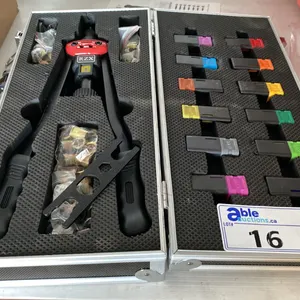 RZX 16" HAND RIVET NUT TOOL KIT IN AN ORGANIZED METAL STORAGE CASE