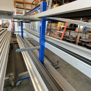 BLUE MOBILE HEAVY DUTY MATERIAL STORAGE RACK- APPROX 128"L X 48"D X 72"H *LAST DAY REMOVAL*