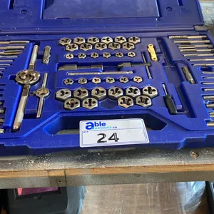 IRWIN HANSON 76PC TAP AND DIE SUPER SET *LOOKS TO BE MISSING 1 PIECE*