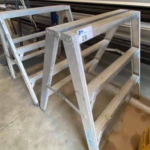 PAIR OF ALUMINUM ALLRIGHT SAWHORSES