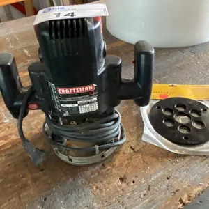 SEARS CRAFTSMAN PLUNGE ROUTER MODEL 315.245070, 120V, 60HZ, 9A
