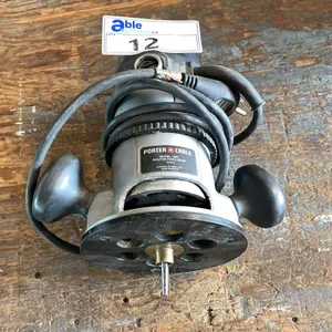 PORTER-CABLE MODEL 1001 ROUTER FIXED BASE TYPE 8, 120V, 60HZ, 11A, 27500RPM