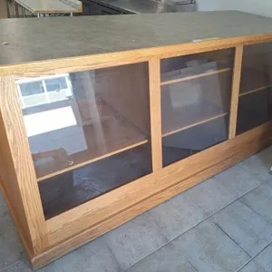 Large wooden display case. Great for a store.