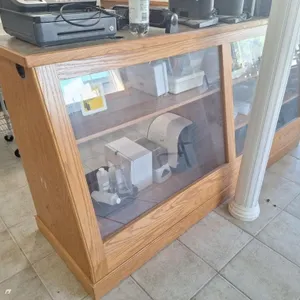 Large wooden display case. Great for a store.