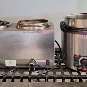 Warming pots.