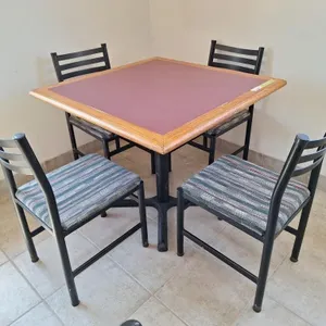 Restaurant table with 4 chairs