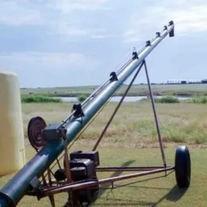 32' SPEED KING GRAIN AUGER, GAS MOTOR, AS IS