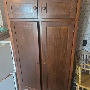 Wooden Wardrobe 38" X 21" X 72"H