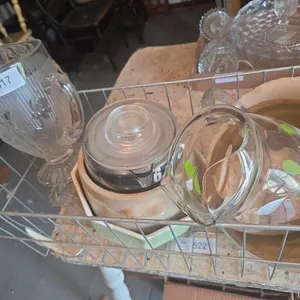 Glasswear And Pottery