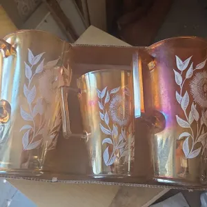 3 Glass Pitchers