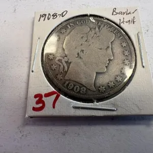1908-O BARBER HALF