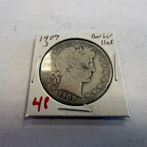 1909-S BARBER HALF