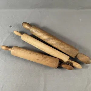 3 Wooden 1 pc. Rolling Pins