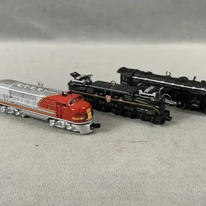 3 Hallmark Train Christmas Decorations