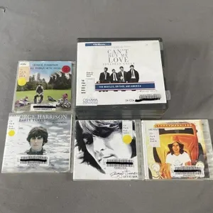 Beatle Audio Book & 4 George Harrison CD's
