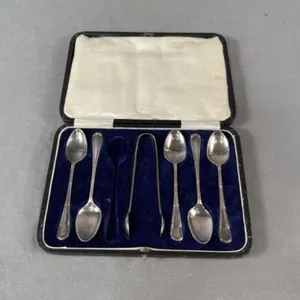 Antique Spoon set in Case