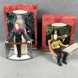 2 Star Trek Hallmark Decorations