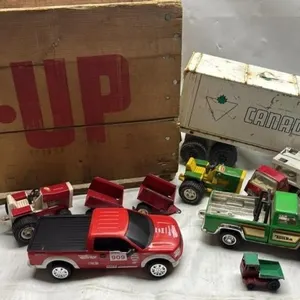 Vintage Pressed Steel tonka toy lot Tractor truck