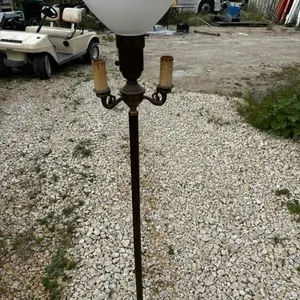 Antique Room Torchiere lamp