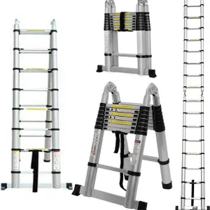NEW $202 (16.5')  A-Frame Telescoping Ladder