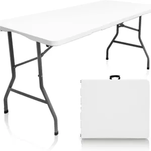 DAMAGED $98 (60") Portable Folding Table